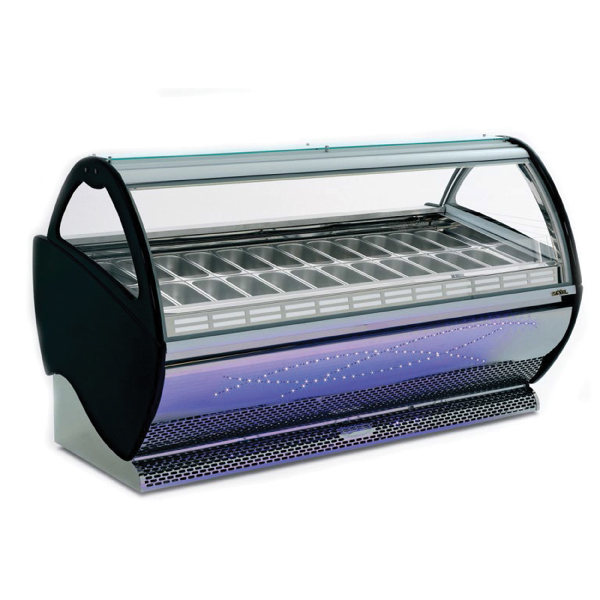 aspen24-gelato-display-case-600 aspen deluxe BELL MICROPRODUCTS display case 24 flavor