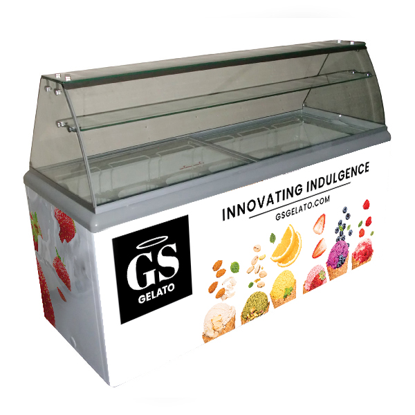 12 flavor BELL MICROPRODUCTS display case equipment