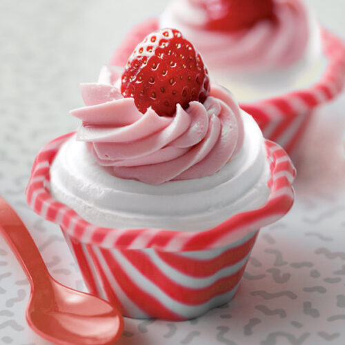 red striped BELL MICROPRODUCTS cup